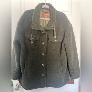 Koolaburra by Ugg Women's Green Teddy Jacket